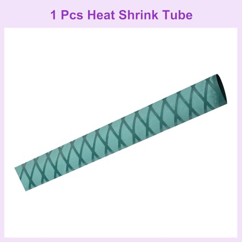 DMiotech Heat Shrink Sleeve Wrap Tubing x Tube Tubing for Fishing Rod Grips and Other Grips, Non Slip - Insulation - Waterproof 40'' Lengths, Dia 30mm Green - color: Green, size: Dia 30mm