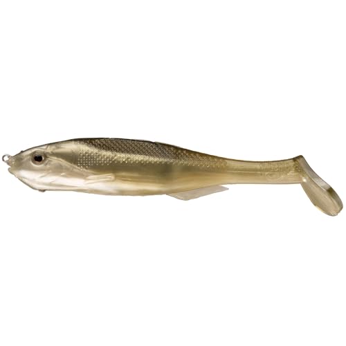 Strike King Final Copy Weedless Fishing Lure, Pre-Rigged Soft Plastic Swimbait - color: AYU, size: 4.75"