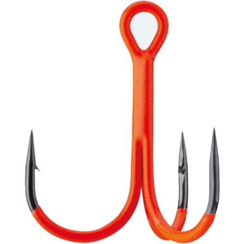 BKK SPEAR-21 UVO Freshwater Treble Hook | 1X | Ultraviolet Coating | Needle Point - size: 4/0#