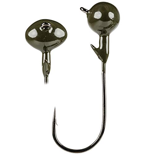 Strike King Tour Grade Football Shaky Head Bait - color: Green Pumpkin, size: 3/8oz