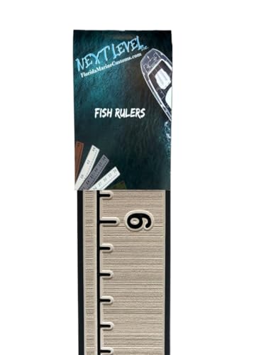 Next Level Inc. | Fish Ruler | SeaDek | 36 inch Fish Measurement Tool | Perfect for Boats and Kayaks | Terra/Black - color: Terra/Black