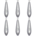 Drop Shot Fishing Weights Sinkers for Saltwater Freshwater Fishing - style: 3 Ounce-6pcs