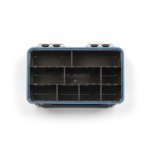 Plano StowAway 3600 Waterproof Stow Tackle Box, 4-Pack, IPX7 Waterproof Rating, with Rustricor, Single Latch Design, Transparent DuraView Lid, Storage for Fishing Bait, Lures and Gear - size: 3600 4-Pack, style: Regular - New Model