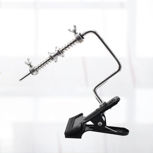 NOLITOY Fishing Line Winder Spooler with Adjustable Tension Clip Portable Line Spooling Station for Spinning and Casting Reels Compact Tool to Twist DIY Fishing Pole Accessories