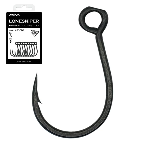 BKK LoneSniper | Inline Single Hook | Saltwater & Freshwater - size: #1