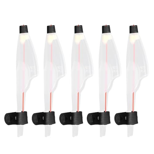 ‌5PCS Telescopic Fishing Rod Tip Caps PVC Rod Pole Top Cover Guards for Sea Fishing Rods Accessory - size: 21×4.4cm