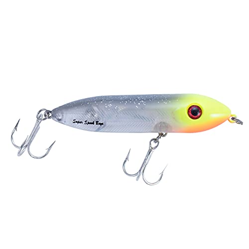 Heddon Super Spook Boyo 3" Topwater Fishing Lure, 3/8 Ounce - color: Peach Ring