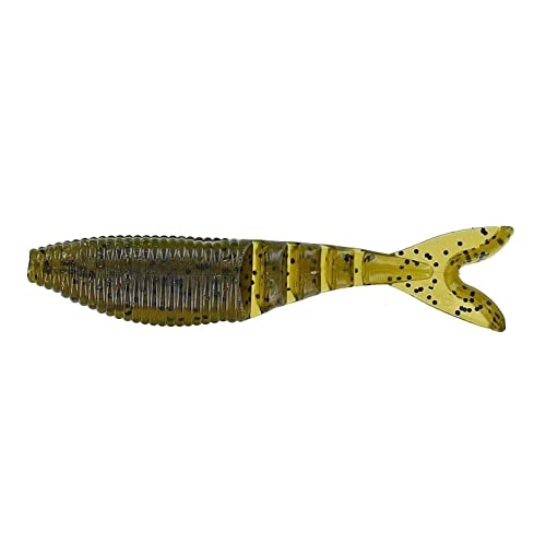 Yamamoto Yamamoto - color: GREEN PUMPKIN W/ BLACK FLAKE (6 PACK)