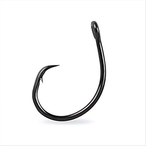Mustad Demon Perfect® Inline Circle Hook - 1X Fine Fishing Hook, Wide Gap Circle Hook, Ideal for Saltwater & Freshwater Fishing, Original Design Big Fishing Hook - size: 7/0, style: Pack of 100