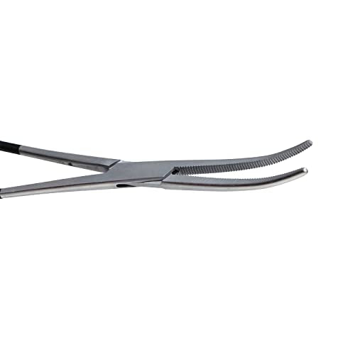 Straight Fishing Forceps Stainless Steel Unhooking Hook Removing Pliers - color: 8" Curved