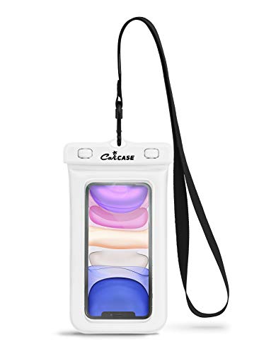 CaliCase XL Waterproof Floating Case - color: White