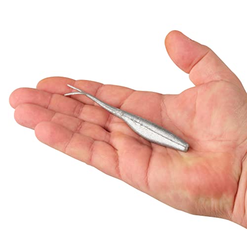 Berkley Gulp! Saltwater Jerk Shad Fishing Soft Bait - color: Chrome, size: 5"