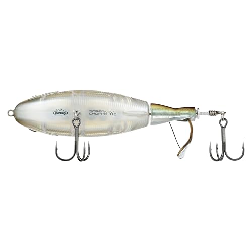 Berkley Screamin' Choppo - color: Stealth Shad, size: 4.3 in - 1 oz