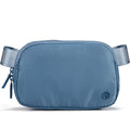 Pander Two Way Zipper Fanny Pack Nylon Everywhere Belt Bag for Women, Water Repellent Waist Packs, Crossbody Bags with Adjustable Strap (Indigo Blue). - color: Indigo Blue