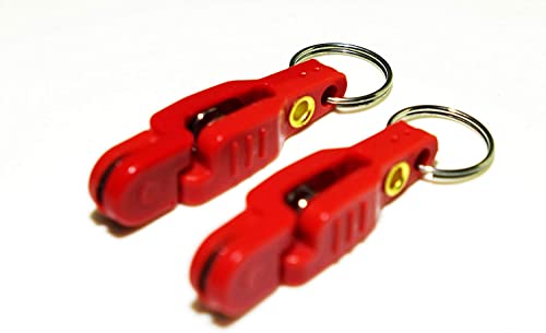 Bimini Lures Pro Snap Weights for trolling - Red Clip - color: Red- 25 Clips per pack
