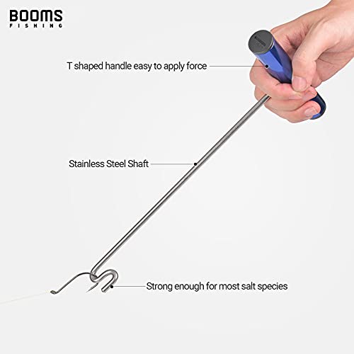 Booms Fishing R08 Fishing Hook Remover Tools Saltwater Dehooker Shark Hook Remover 10 inches - color: Blue