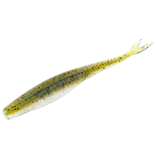 Strike King Mach Skooler Fishing Lure, Soft Plastic Jerkbait, Heavily Salted, Sleek Design, Erratic Action - color: Royal Gill, size: 5"