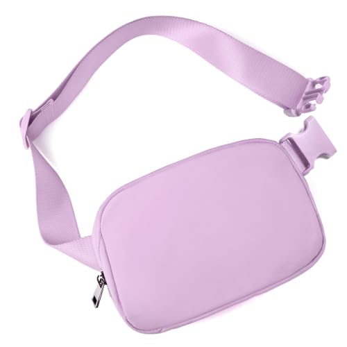 Gitus Belt Bag for Women Fanny Pack Crossbody Bags Fashion Waist Packs with Adjustable Strap Gifts for Women Men (Lavender) - color: Lavender, style: Mini Belt Bag