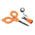Umpqua Rivergrip PS Zinger Nipper Forceps Combo - color: Hot Orange