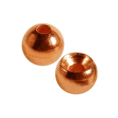 25 Pack 27 Colors 1.5-6.4mm Cyclops Tungsten Beads for Fly Tying - color: Metallic Orange, size: 2.0mm(5/64'') 25 Pack