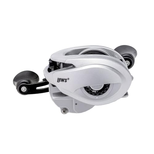 Lew’s Accel Baitcast Fishing Reel, RH Retrieve, 7.5:1 Gear Ratio, 4+1 Bearings