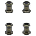4 PCS Lamp Pipe Coupling 1/8 IP Threaded Antique Bronze Light Fixture Hardware for Lamp Repair Parts - color: Bronze, size: SET-1