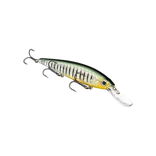 Strike King KVD Deep Jerkbait 3-Hook Fishing Lure, 3/5 oz, 4.75" - color: Phantom Perch