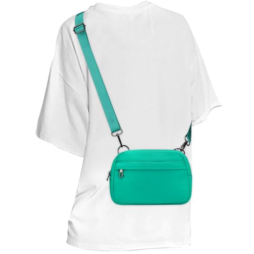 MAXTOP Small Crossbody Bags for Women Belt Bag Fanny Pack with Adjustable Strap - color: Blackish Green, style: Small Crossbody Bag