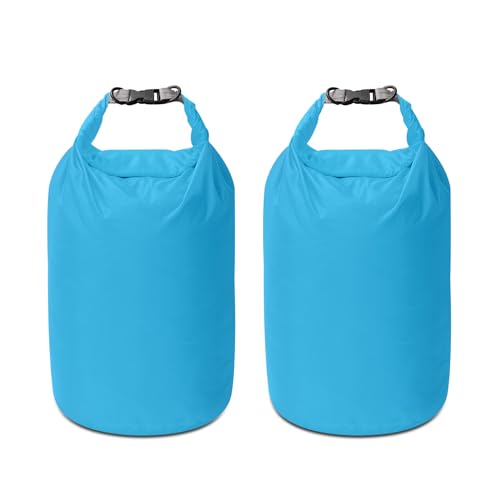 Dry Bag Set, Waterproof Small Lightweight Dry Bags for Paddle Board Kayaking, Fishing, Camping(Blue, 40L 2Pack) - color: Blue, size: 40L 2Pack