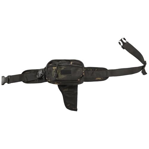 Concealed Carry Fanny Pack, Tactical Waist Bag | Tactical fanny pack with concealed gun holster for running & EDC. CCW waist bag for men and women, Black Camo - color: BLACK CAMO