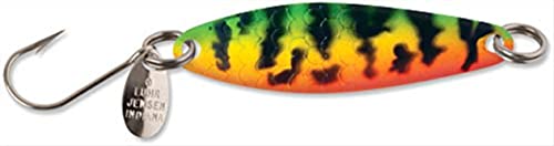 Luhr Jensen Needlefish Spoon - style: Fire Tiger, 2 1/2 Inch