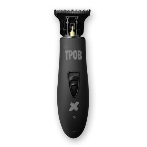 TPOB Ghost X Beard Trimmer Hair Clippers for Men, Professional Hair T-Blade Trimmer Cordless Rechargeable Edgers Clippers Electric Beard Shaver (Ghost X Blackout) - color: Ghost X Blackout