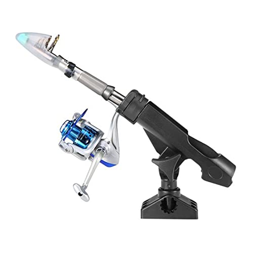 Kayak Fishing Rod Holder with T-Shaped Screw, 360° Adjustable Track Mount Rod Holder for Kayak, Canoe, Boat