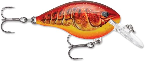Rapala Dives-to 3/8 Oz Fishing Lures - color: Crystal Craw, size: Body Length: 2"