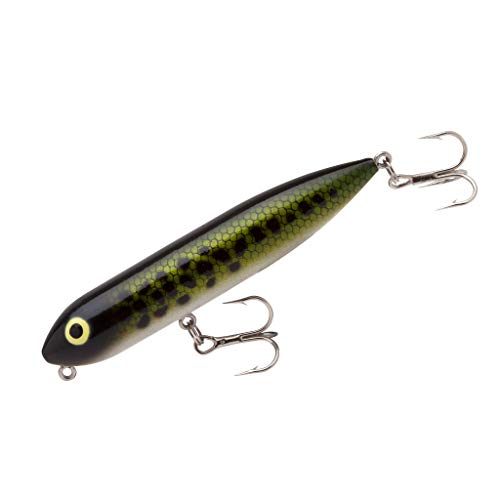 Heddon Zara Spook Topwater Fishing Lure - Legendary Walk-The-Dog Lure - color: Baby Bass, style: Zara Puppy (1/4 Oz)