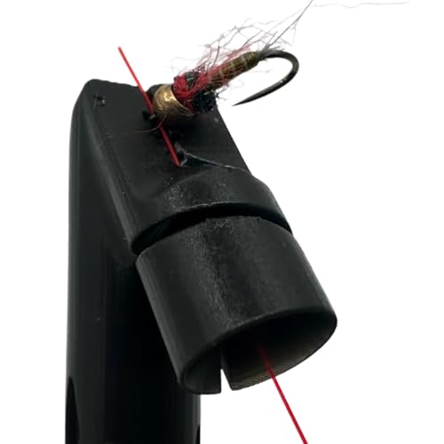 Fly Roost 2.0: Magnetic,Fly Tying Tool and Holder; Knot Assist for Threading Hooks with Cold Hands or Low Light, Fishing Accessory to Easily Rig Small Flies & Tippet on Water