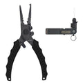 Eupheng Muti Function Fishing Pliers with Tippet Cutter Set Stainless Saltwater Resistant Hook Remover with Safety Lock,Split Ring Pliers,Braided Fishing Line Cutting Fishing Tool Set Gift for Men - style: Muti-Function Fishing Pliers +Tippet cutter