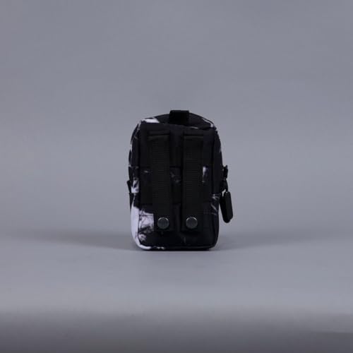 Tactical EDC Pouch Attachment Bag - color: Black Lightning