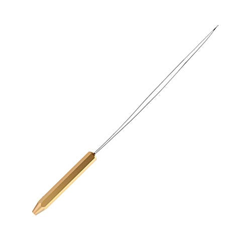 HERCULES Fly Tying Tools, Fly Tying Kit with Bobbin Thread Holder, Wire Threader, Knot Whip Finisher, Hackle Plier, Bodkin, Fly Fishing Lure Making Accessories - color: 2pcs Bobbin + 1pcs Threader