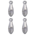 Sougayilang Fishing Weights Sinkers Bank Sinkers Bullet Weights for Surf Fishing Pier Bank Fishing Saltwater Fishing Gear 1oz to 12oz - size: 10oz 4pcs