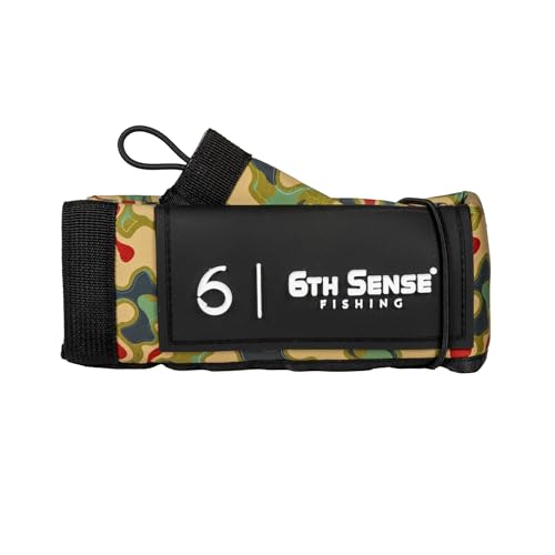 6th Sense – ProSix Rod Sleeve – Hook-Resistant Neoprene Covers for Superior Durability, Color-Coded Rod Storage or Organization, Floating Material (Spinning, Willis Bayou - Blood) - color: Willis - Bayou Blood, style: Spinning