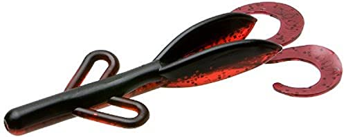 Zoom Bait Baby Brush Hog Bait-Pack of 12 - color: Black Ruby
