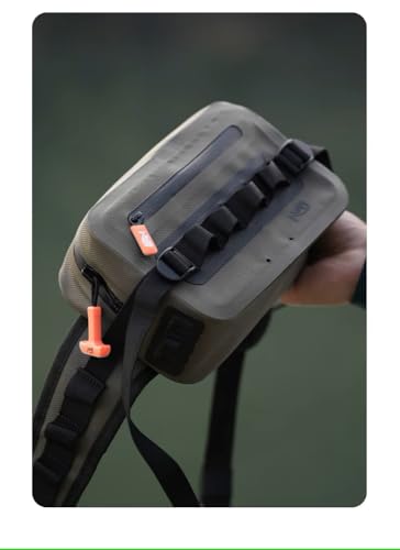 Waterproof Fishing Fanny Pack, Fly Fishing Chest Pack or Waist Pack. Fishing Tackle Bag Small