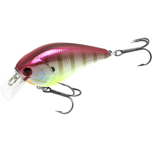 LUCKY CRAFT LC 1.5 Silent Squarebill Crankbait Fishing Lure, 2-3/8", Bass Fishing Lures for Freshwater, Hard Crankbait with Treble Fishing Hooks, Fishing Accessories - color: 305 Cow Girl Gill