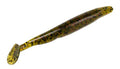 Strike King KVD Perfect Plastics Swim’n Caffeine Shad Fishing Lure, Soft Plastic Boot Tail Minnow, Salt Impregnated, Coffee Scent Technology