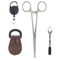 EUPHENG Fly Fishing Accessories Fly Fishing Tools Kit, Fishing Knot Tool and Line Clipper with Retractor - style: 4 in1 Combo