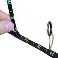 Fishing Pole Measuring Tape Sticker, 24 Inch Ruler Decal to attach to Fishing Rod (2 Pack), Black, UV-RESISTANT, Sticks to Boat, Truck, Rod, Kayak-Paddle, High Visibility Numbers, WATERPROOF