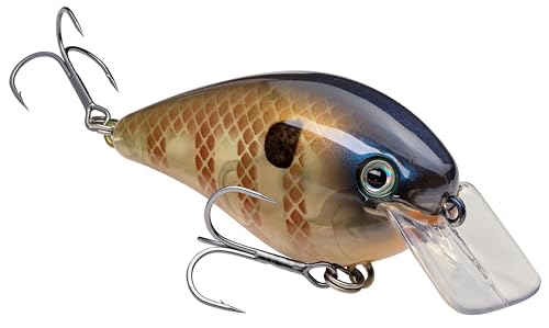 Strike King KVD 1.5 Hard Knock Fishing Lure, 3/8 oz, 3D Lifelike Eyes - color: Bluegill, size: 3/8oz