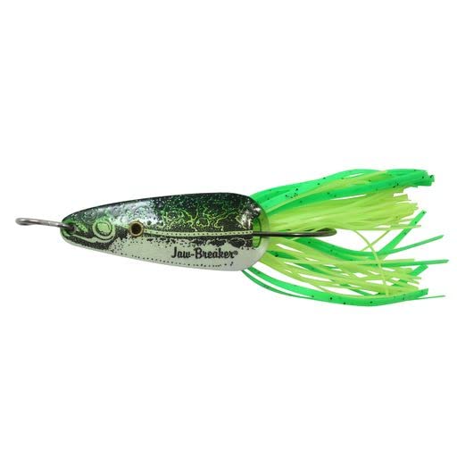 Northland Tackle Jaw-Breaker Spoon Lure, Assorted Sizes and Colors - color: Green Frog, size: 1/2 Oz