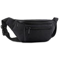 AIKENDO Fanny Pack for Men Women, Crossbody Waist Bag Pack Phone Bag | Belt Bag for Travel Walking Running Hiking Cycling, Adjustable Lightweight Hip Pack, Easy Carry Any Phone,Wallet (Black) - color: Black